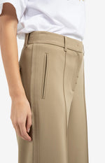 Load image into Gallery viewer, Beige Wide Leg Trousers
