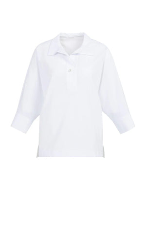 White Pearl Button Shirt