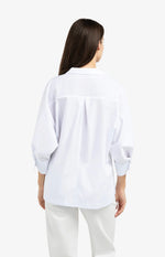 Load image into Gallery viewer, White Pearl Button Shirt
