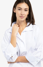 Load image into Gallery viewer, White Pearl Button Shirt
