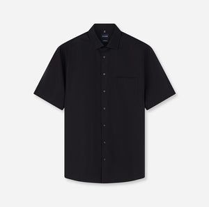Black Short Sleeve Comfort Fit Shirt