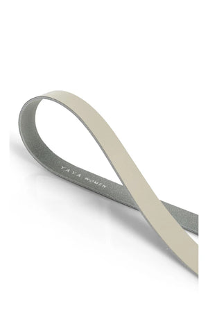 Beige Moon Buckle Belt