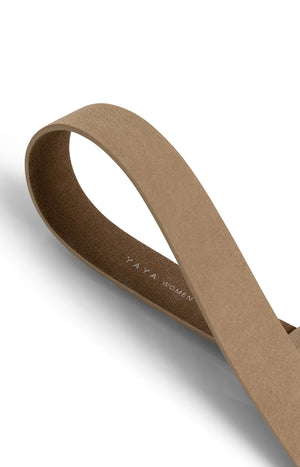 Tan Suede Belt