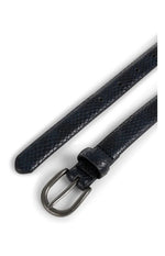 Load image into Gallery viewer, Navy Snake Effect Belt
