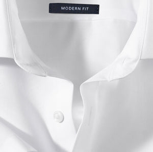 Olymp Luxor Modern Fit Short Sleeve White Business Shirt