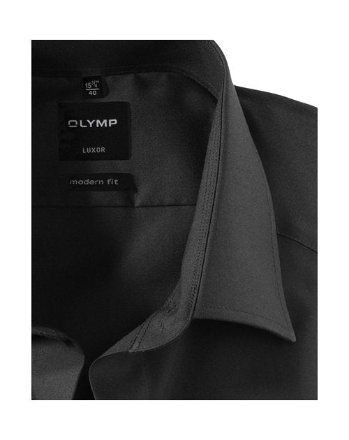 Olymp Luxor Modern Fit Black Business Shirt