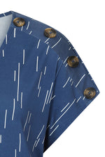 Load image into Gallery viewer, Navy Print Dress
