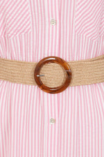 Load image into Gallery viewer, Pink Seersucker Dress
