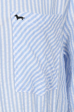 Load image into Gallery viewer, Blue Seersucker Dress
