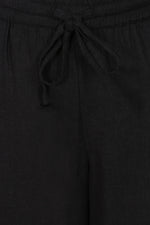 Load image into Gallery viewer, Black Linen Blend Trousers
