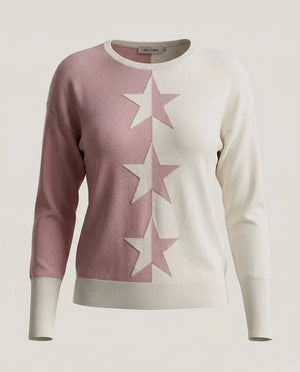 Pink White Madison Pullover