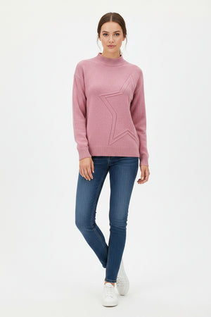 Raspberry Hannah Pullover