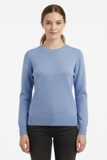Load image into Gallery viewer, Blue Crew Neck Pullover
