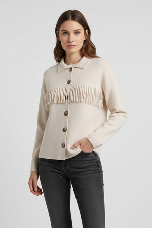 White Beyonce Cardigan