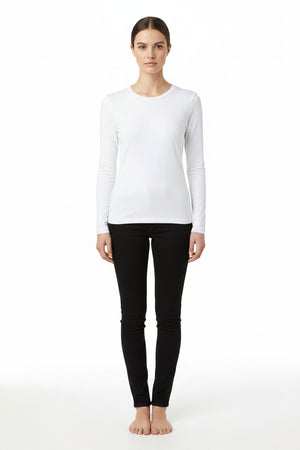 White April Crew Top