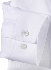 Olymp Luxor Modern Fit Textured White Business Shirt