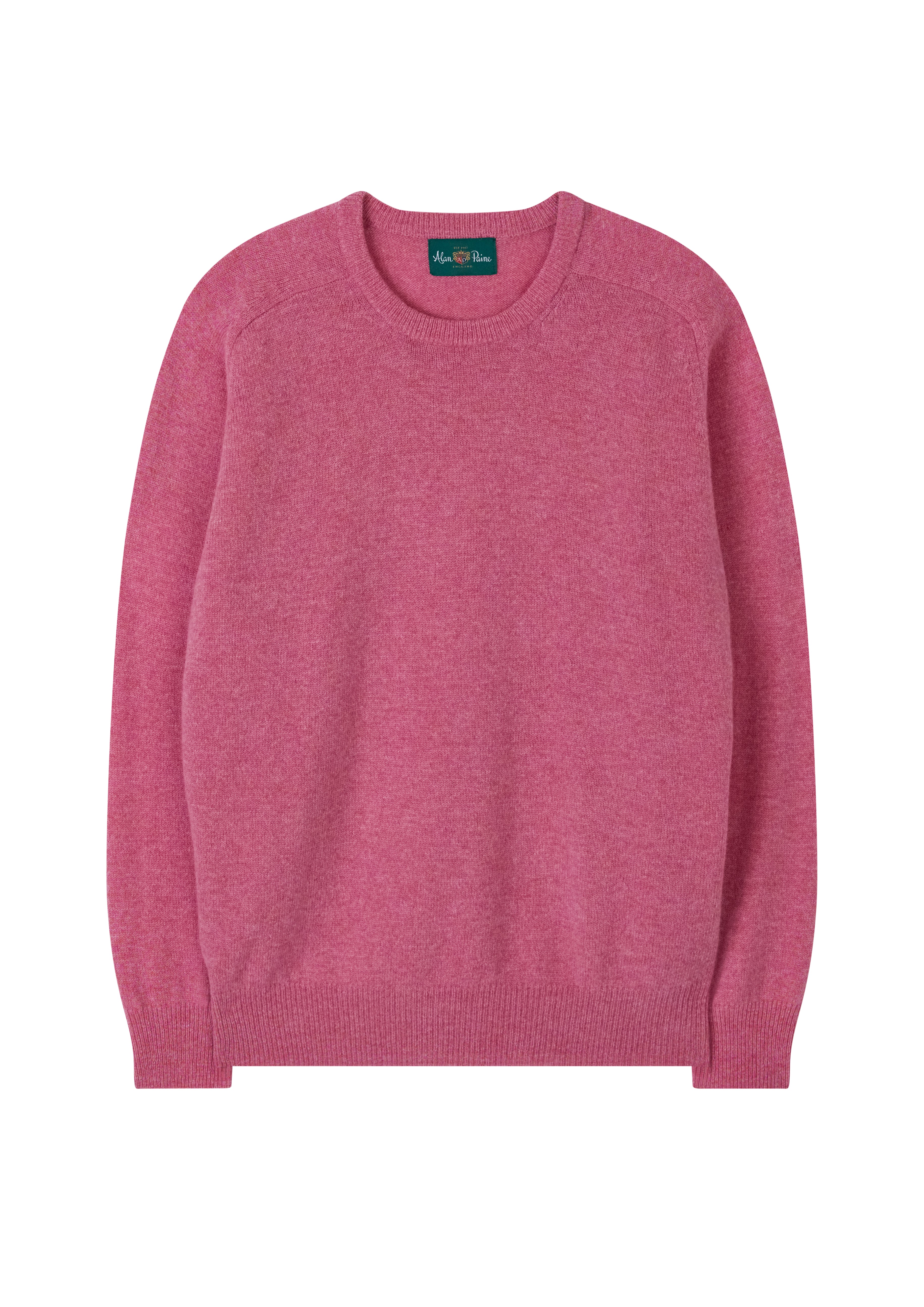 Pink Lambswool Crew Neck