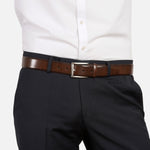 Load image into Gallery viewer, Brown London Leather Belt
