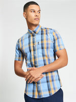 Load image into Gallery viewer, Blue Block Check Shirt
