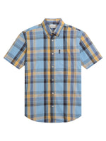 Load image into Gallery viewer, Blue Block Check Shirt

