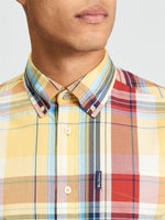 Load image into Gallery viewer, Yellow Oversized Check Shirt
