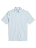 Load image into Gallery viewer, Blue Textured Polo Shirt
