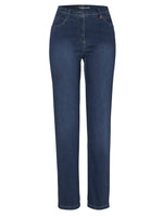 Load image into Gallery viewer, Blue Straight Fit Jeans
