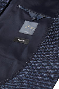 Digel Finest Silk Wool Stretch Blue Jacket Regular Length
