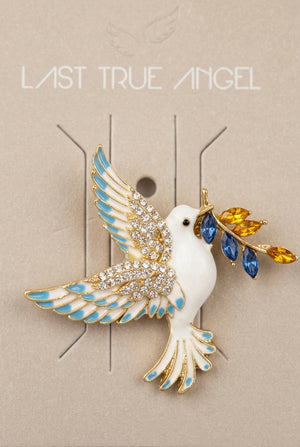 White Dove Brroch