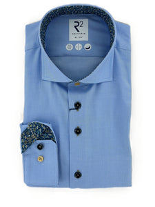 Blue Twill Cotton Shirt