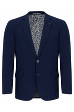 Load image into Gallery viewer, Navy Textured Damon Jacket

