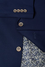 Load image into Gallery viewer, Navy Textured Damon Jacket
