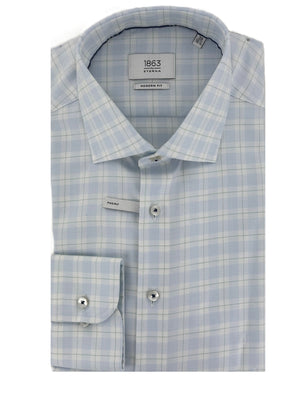 Sky Checked Twill Shirt