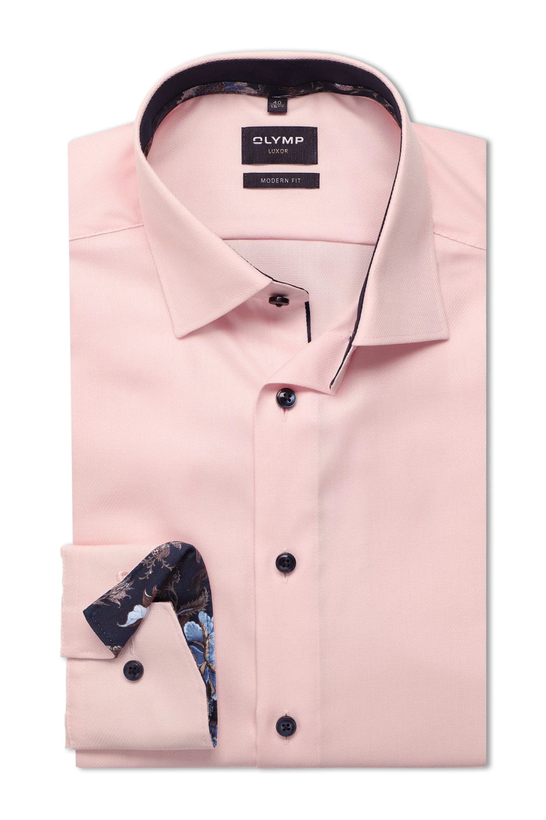 Pink Textured Luxor Shirt