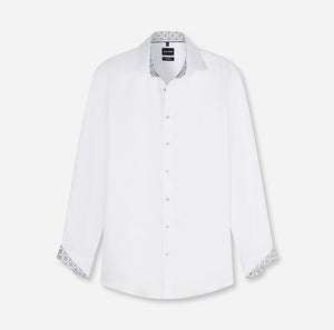 White Modern Fit Shirt