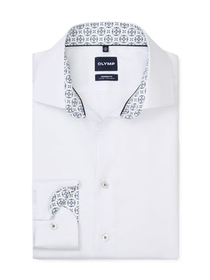 White Modern Fit Shirt