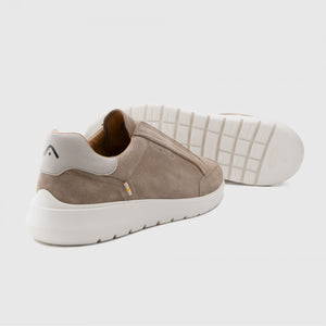 Taupe Slip On Sneakers