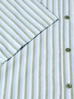 Load image into Gallery viewer, Green Stripe Short Sleeve Shirt
