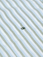 Load image into Gallery viewer, Green Stripe Short Sleeve Shirt
