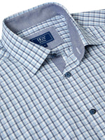 Load image into Gallery viewer, Blue Check Short Sleeve Shirt
