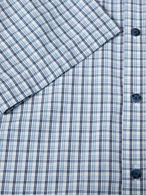 Blue Check Short Sleeve Shirt