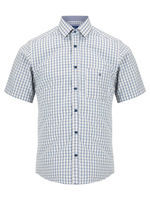 Camel Check Short Sleeve Shirt