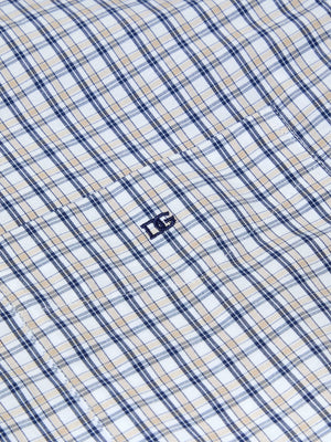 Camel Check Short Sleeve Shirt