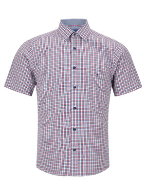 Red Check Short Sleeve Shirt