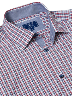 Red Check Short Sleeve Shirt