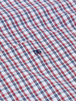 Red Check Short Sleeve Shirt
