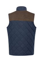 Load image into Gallery viewer, Fynch Hatton Two Tone Gilet Navy
