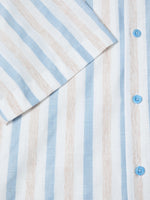 Load image into Gallery viewer, Blue Stripe Short Sleeve Shirt
