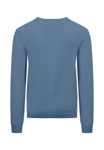 Load image into Gallery viewer, Fynch Hatton Cashmere and Wool Sweater Crew Neck Blue
