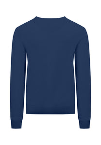 Fynch Hatton Cashmere and Wool Sweater Crew Neck Night